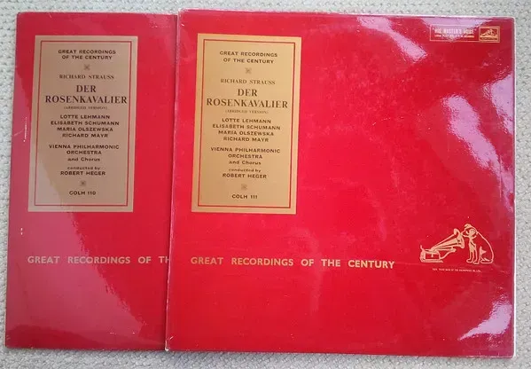 Richard Strauss, Lotte Lehmann, Elisabeth Schumann, Maria Olszewska (2), Richard Mayr, Vienna Philharmonic*, Robert Heger - Der Rosenkavalier (Abridged Version) - Bild 1